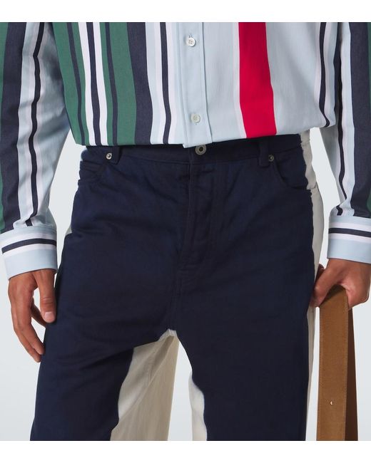 Jean Straight Loewe pour homme en coloris Blue
