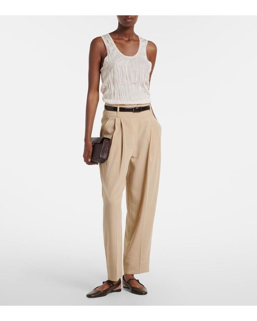 Totême Natural Draped Balloon Pants