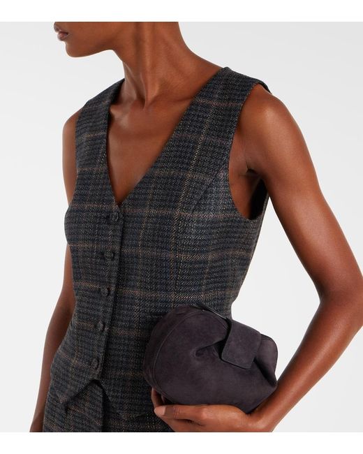 Pochette Demi En Daim Gabriela Hearst en coloris Black