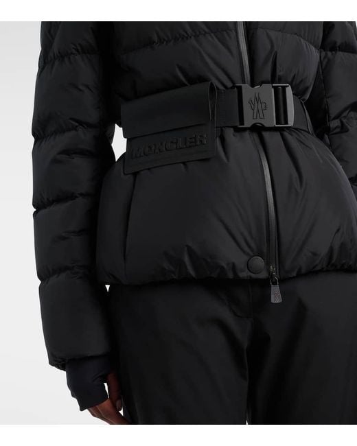 Moncler Black Skijacke Bouquetin