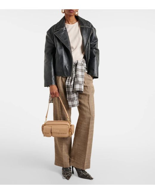 Marc Jacobs Natural The Cargo Leather Shoulder Bag