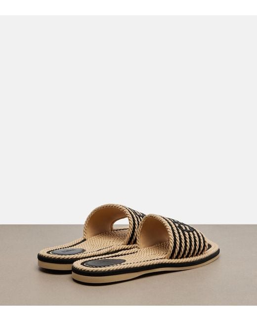 Chloé Brown Sand Logo Slides