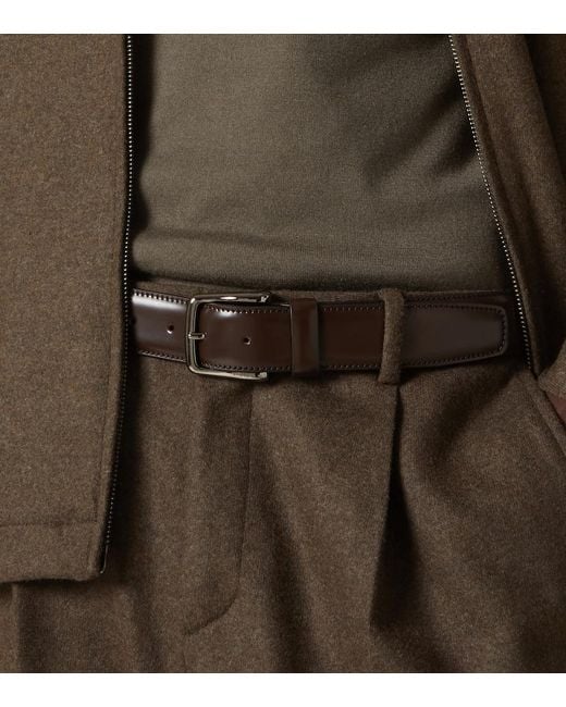 Tod's Guertel New Basic Aus Leder in Black für Herren
