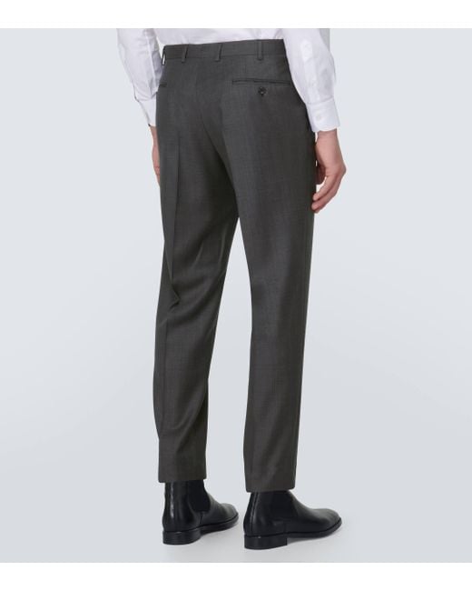 Brioni Black Trevi Single-breasted Wool Suit for men