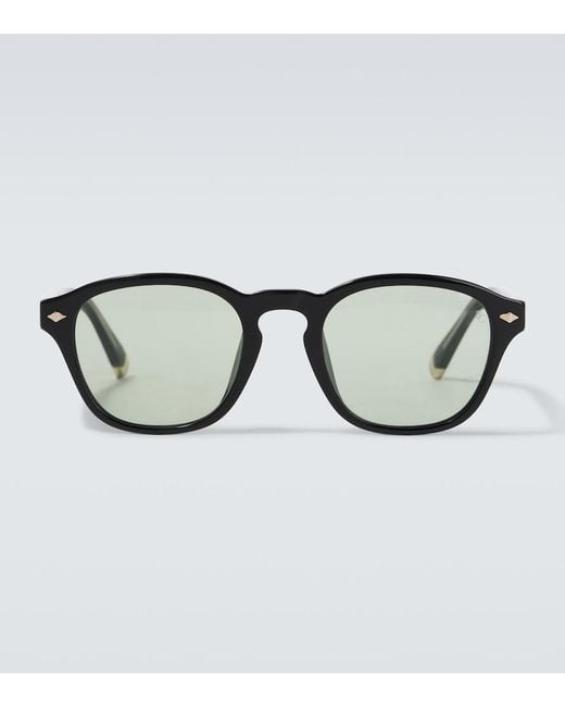 Brunello Cucinelli Brown Round Sunglasses for men