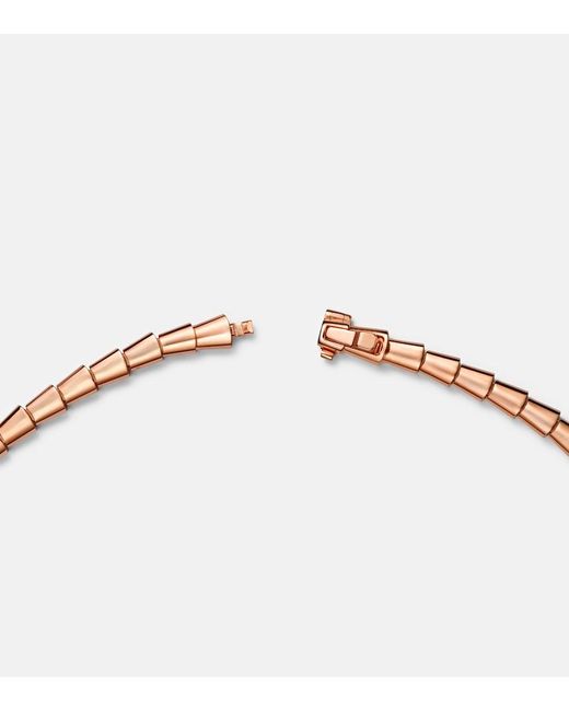 BVLGARI Metallic Serpenti Viper 18Kt Rose Necklace