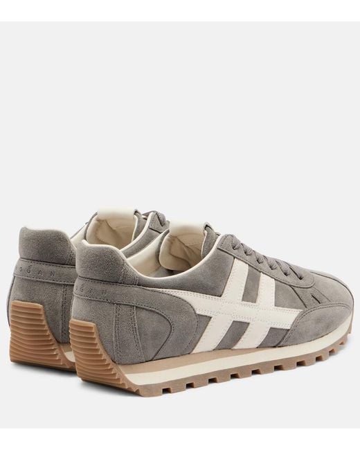 Hogan Gray 86Er Suede Sneakers