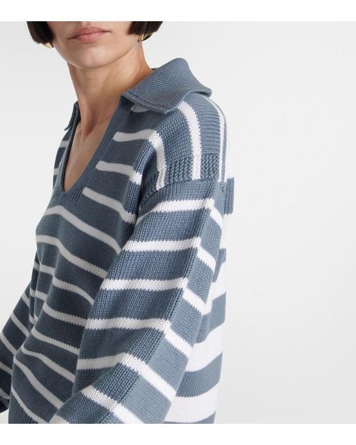 Proenza Schouler Blue Label Murphey Cotton And Cashmere Sweater