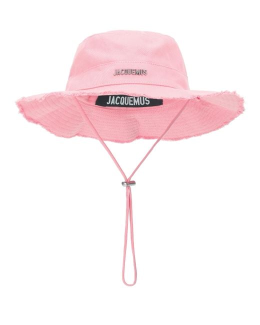 Jacquemus Pink Le Bob Artichaut Cotton Hat