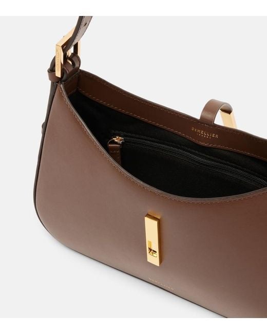 DeMellier London Brown Schultertasche Tokyo Aus Leder