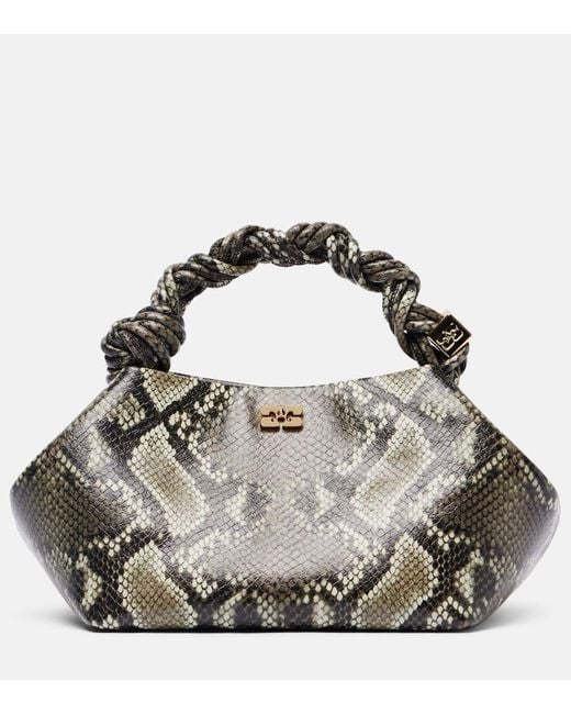 Ganni Metallic Tote Bag Bou