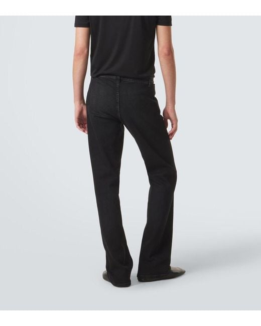Gucci Black Faded Straight Jeans for men