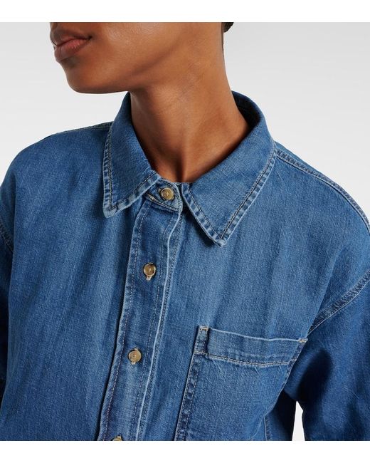 Velvet Blue Kaddy Denim Shirt