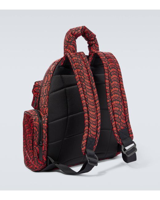 Moncler Genius Red X Adidas Printed Backpack for men
