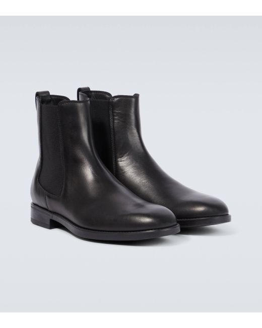 Tom Ford Black Robert Leather Chelsea Boots for men