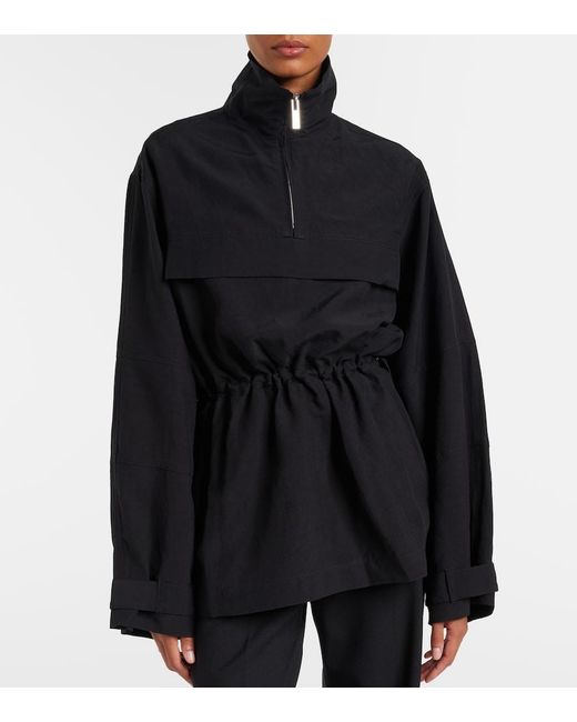 Rohe Black Half-Zip Jacket