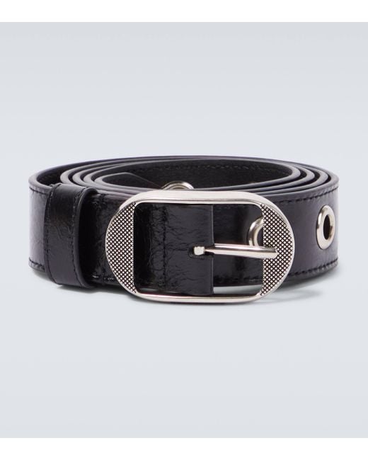 Balenciaga Black 30 Le Cagole Leather Belt for men
