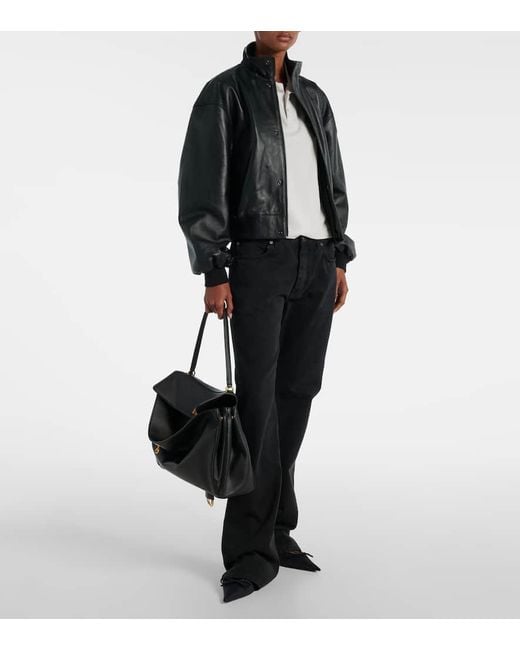 Balenciaga Black Tote Rodeo Large Aus Leder