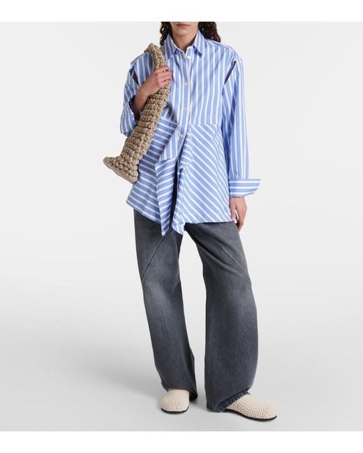 J.W. Anderson White Crochet Loafers