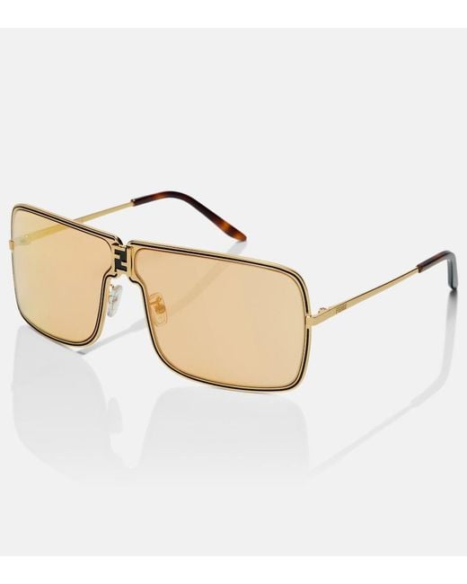 Fendi Natural Ness Aviator Sunglasses