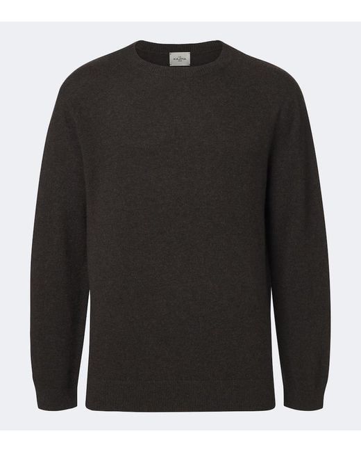 LeKasha Black Colmar Cashmere Sweater for men