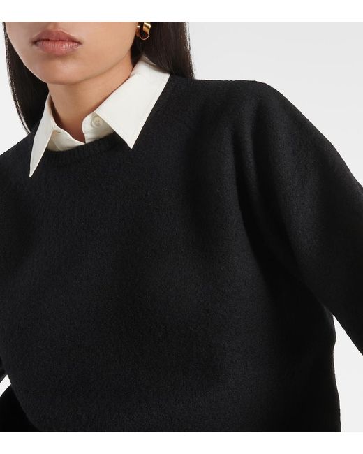 Totême Black Wool Sweater