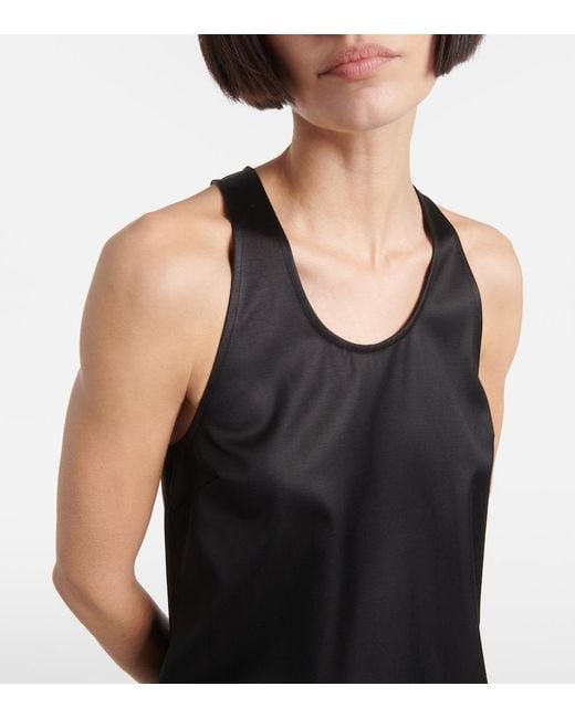 Totême Black Chintz Minidress