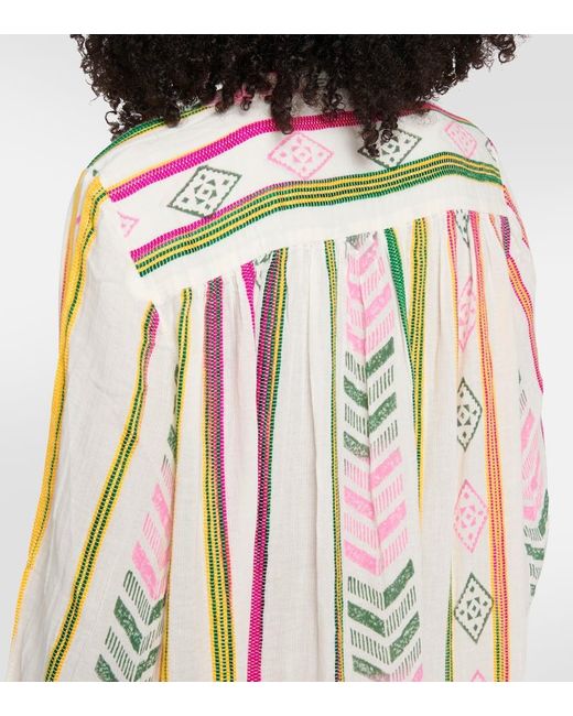 Robe Midi En Coton Velvet en coloris Multicolor