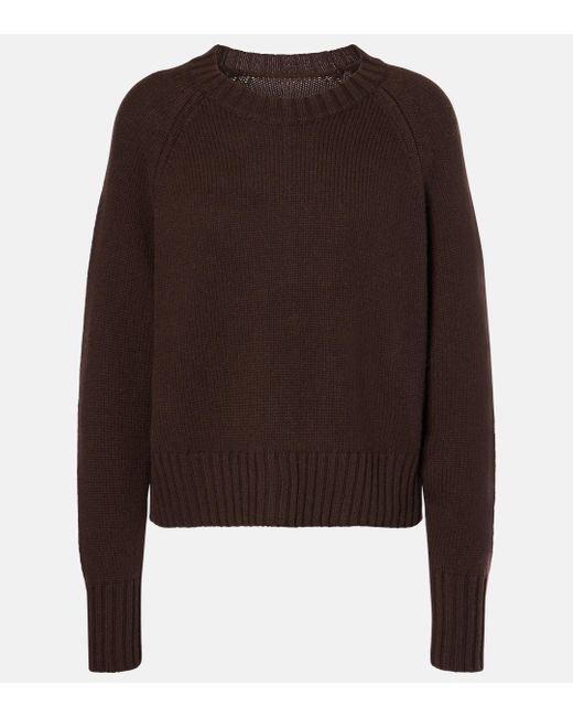 Jardin Des Orangers Brown Wool And Cashmere Sweater