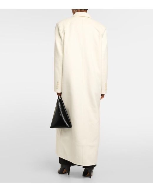 Frankie Shop Natural Oversize-Mantel Gaia Aus Einem Wollgemisch
