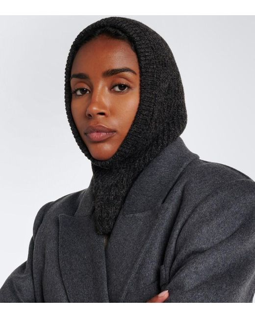 Lemaire Black Alpaca And Yak Balaclava