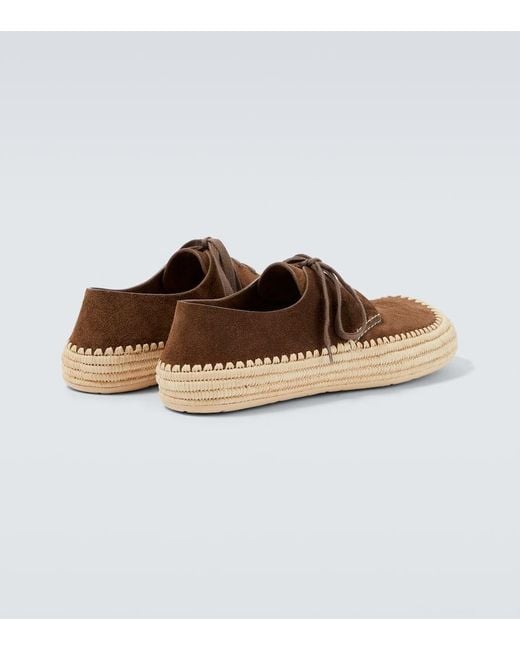 Chaussures Rio En Daim Loewe pour homme en coloris Brown