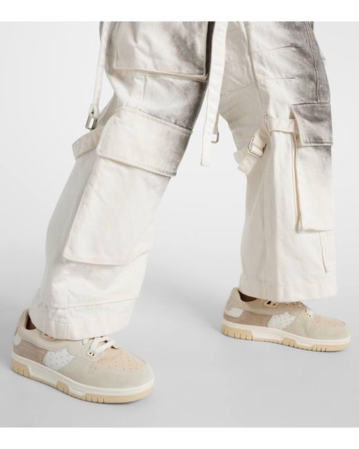 Acne White Sneakers aus Leder