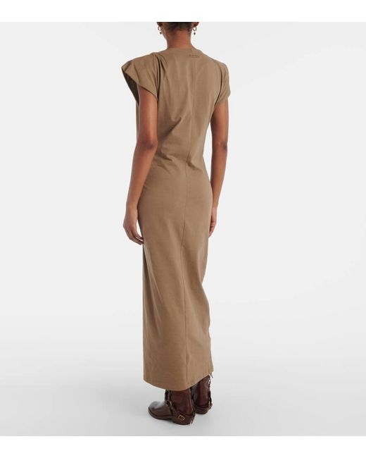 Robe Longue Nadela En Coton Isabel Marant en coloris Natural