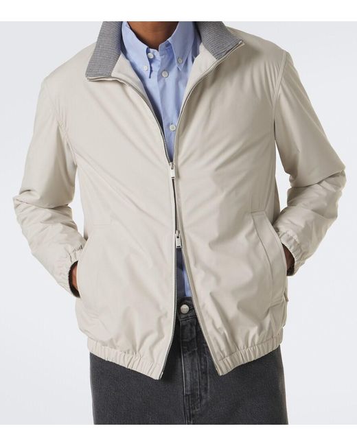 Lardini White Technical Jacket for men