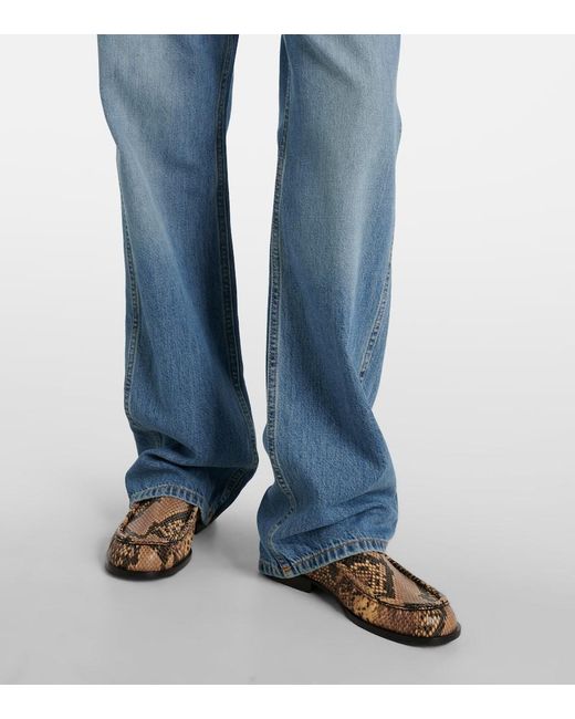Jeans Regular 90S A Vita Alta di Re/done in Blue