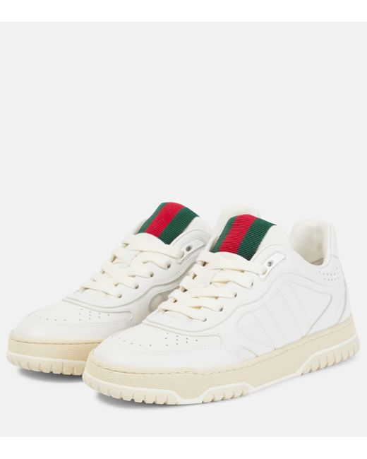 Gucci White Re-web Sneaker