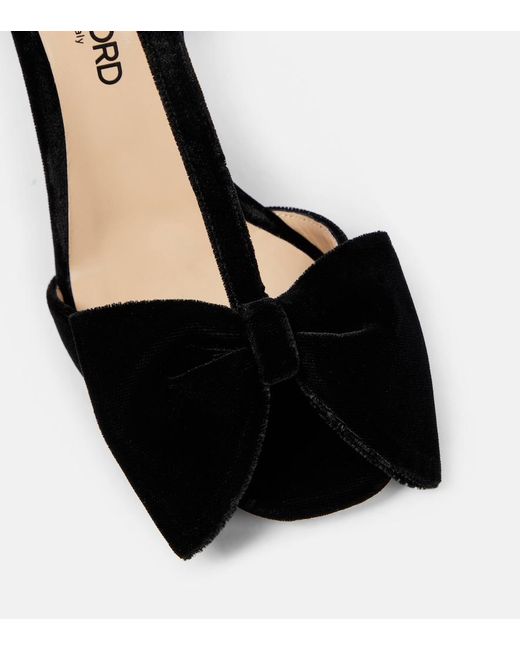 Tom Ford Black Sandals Mid Heel