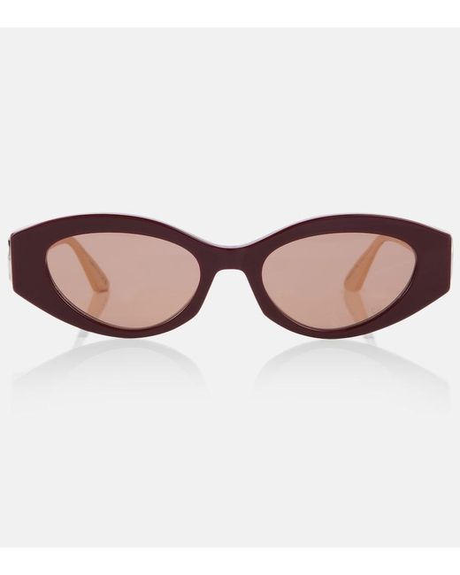 Dior Brown 30Montaigne B6I Cat-Eye Sunglasses
