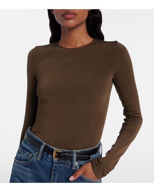 Wolford Brown Berlin Bodysuit