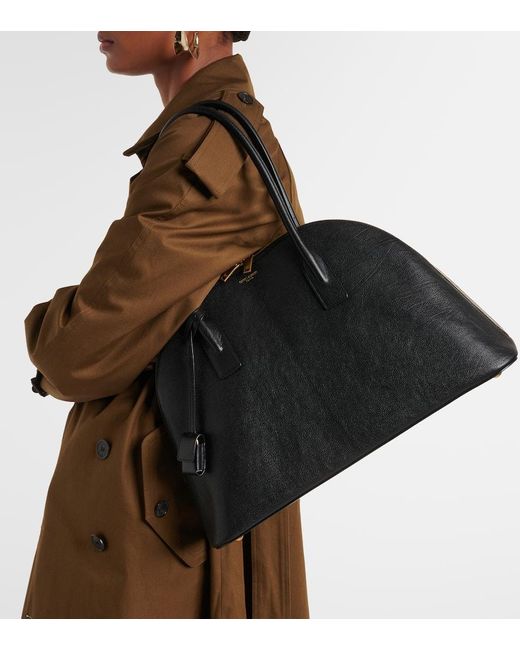Saint Laurent Black Tote Sac De Jour Aus Leder