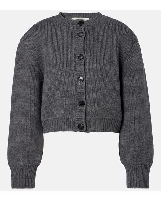 Rohe Gray Statement Wool Cardigan