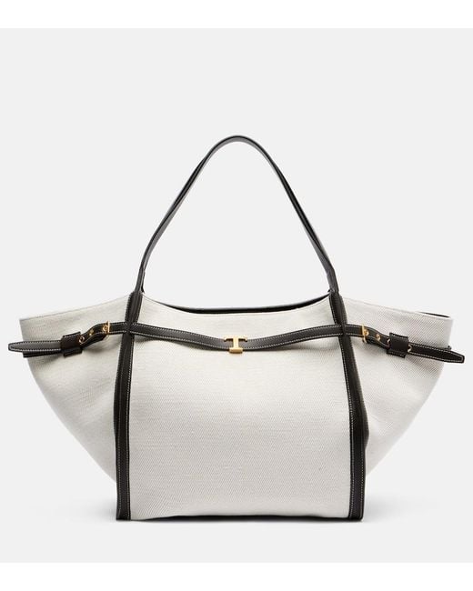 Borsa Tim Medium di Tod's in White