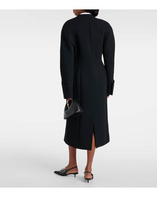 Jacquemus Black Le Manteau Ovalo Single-breasted Coat