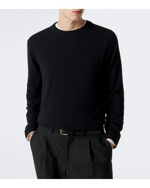 Lisa Yang Black Mason Cashmere Sweater for men