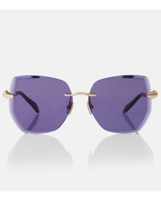 Bulgari Purple Oversized Sunglasses Bvlgari Women main image 3