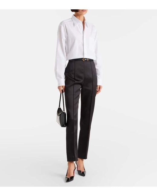 Wardrobe NYC Black High-Rise-Hose