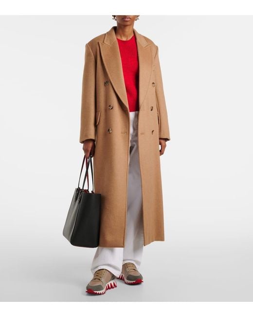 Christian Louboutin Brown Sneakers Nastroshark Mit Veloursleder