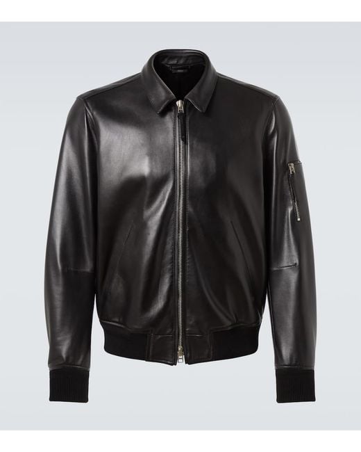 Giacca Blouson di Tom Ford in Black da Uomo