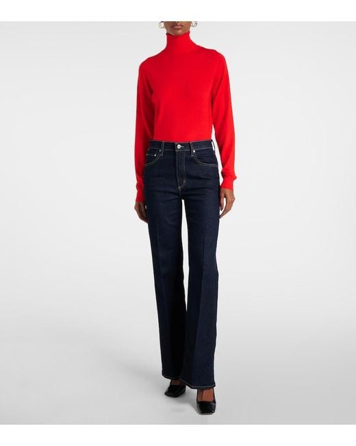 Citizens of Humanity Blue Vidia High-Rise Flared Jeans